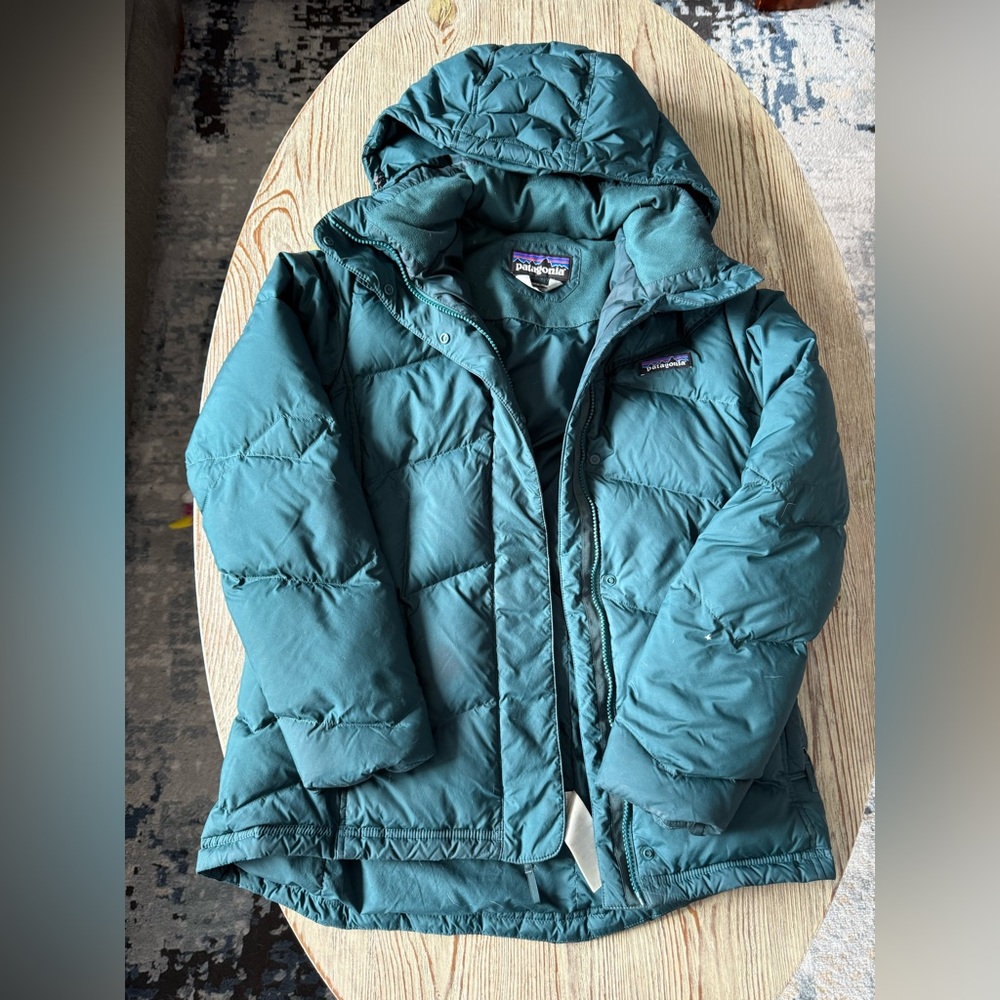 Patagonia Woman’s Down With It Jacket- Piki Green Small